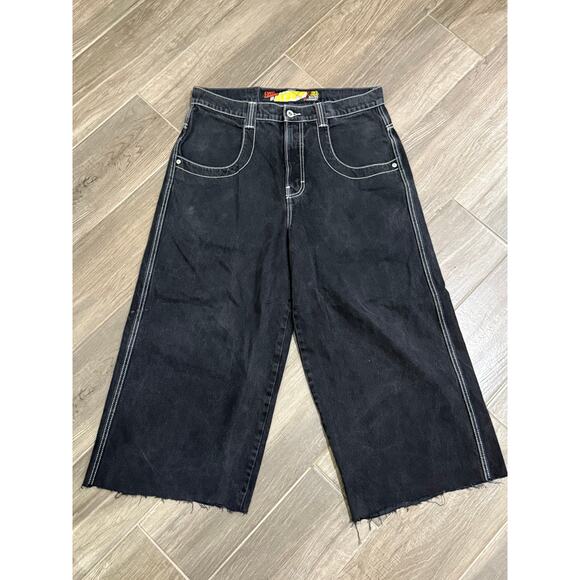 Vintage y2k Men's Black Jnco Baggy Jeans Size 36 - Picture 1 of 11
